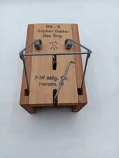 1 DK-2 Death Klutch Gopher Getter Box Trap  Mole Trap Free Shipping