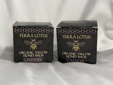 2 PACK of Terra Lotus Organic Tallow Balm with Raw Honey - 2 oz EA - Lavender