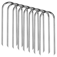 Trampolines Wind Stakes Heavy Duty U Type Sharp Ends Safety 12inch Ground Anchor