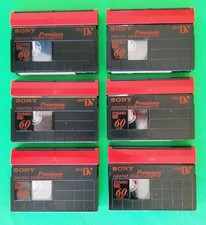 Lot of 6 Sony Premium Mini DV Cassettes DVM60ME LP90 Used Once, Erased  Rewound