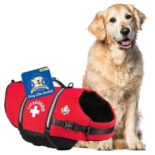 Cozy Dog Life Jacket with Reflective Strips Adjustable Handles Multiple Colors