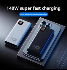 100000mAh Huge Capacity Portable Charger Power Bank 140W Super Fast Charge New M