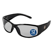 Smith  Wesson  Elite  Safety Glasses 21306 , Indoor/Outdoor Lenses, Black Fram