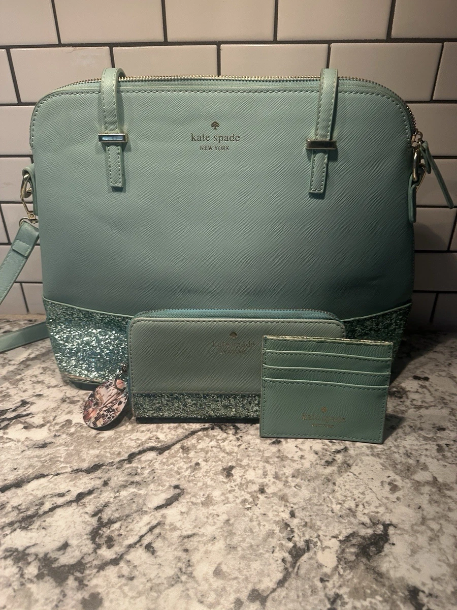 kate spade new york Glitter Blue Bags & Handbags for Women for