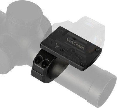 Monstrum Low Profile Piggyback Red Dot Ring Mount for Rifle Scopes | 30 Black