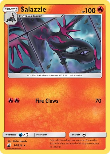 Pokemon Salazzle (34) [SM - Unified Minds - 34/236]