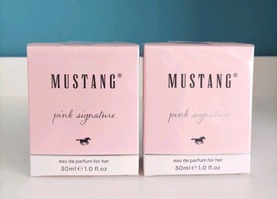 Mustang Pink Signature Eau de Parfum For Her Set 2x 30ml Neu