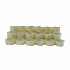 36 Rolls Carton Sealing Yellowish Packing Tape Box Shipping 2 mil 2" x 110 Yards