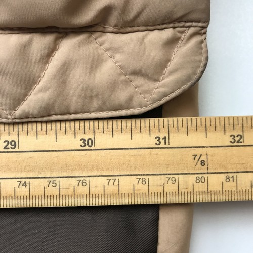 Tommy Hilfiger Marrón Claro con Capucha Abajo Acolchado Chaqueta Talla M - Imagen 10 de 11