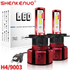 For Skoda Citigo 2011-2019 2x H4 Headlight Kit Car LED Bulbs Pure White 6000K