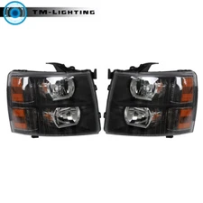 Headlight For 2007-2010 2011 2012 13 2014 Chevy Silverado1500-3500HD Left&Right