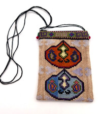 Uzbekistan Irok Style Beaded Bag Purse Wallet Embroidery Shahrisabz Handcrafted