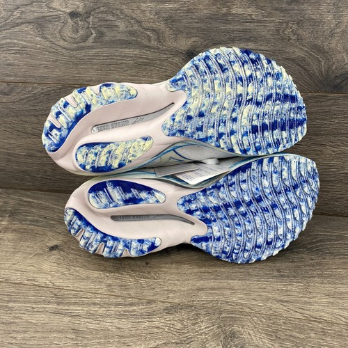 Mizuno Wave Neo Wind Running Sneakers Women's Size 8.5 White Blue J1GD227821 - Picture 3 of 10