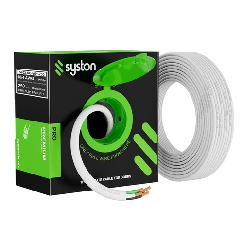Cable de control de alarma para estación antirrobo de seguridad contra incendios Syston 18/4-CL3P trenzado - Imagen 11 de 13