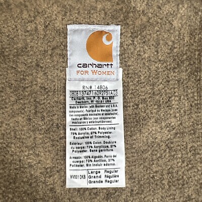 専用1 Carhartt For Women Dark Brown Canvas Vest Full Zip Size Large | eBay