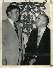 1973 Press Photo Ralph F. Salerno, organized crime consultant & John Ingersoll