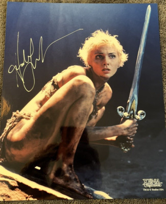 Exclusive? Signed in person Hudson Leick as Callisto Xena photo 8x10 angel sword