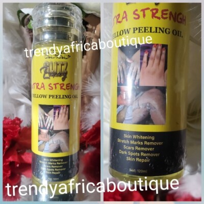 Glitzluxy Xtra strength yellow peeling oil 120ml x 1   Satisfactory results
