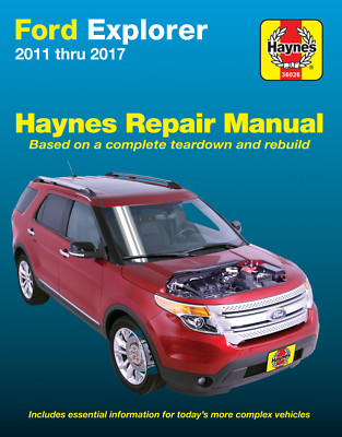 Reparaturhandbuch / -anleitung Ford Explorer 11, 12, 13, 14, 15, 16 & 2017 
