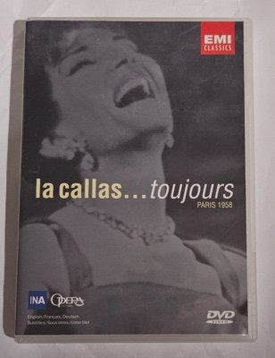 maria callas LA CALLAS TOUJOURS  paris 1958  DVD