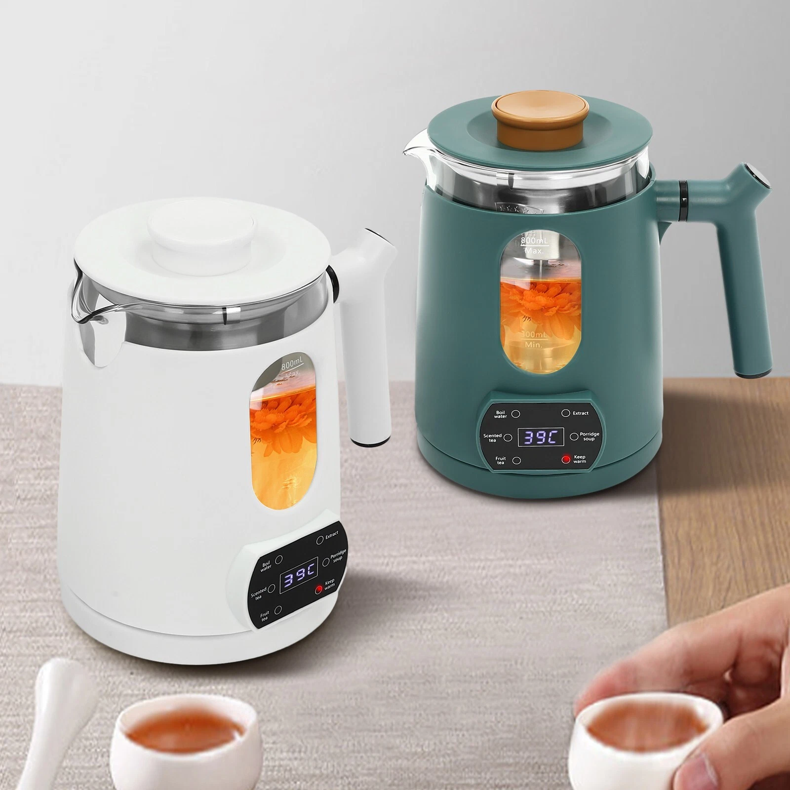 Electric Tea Pot Temperature Control Electric Tea Kettle Water Boiler & Heater