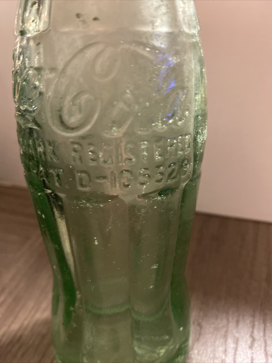 Vintage Coca Cola Green Hobbleskirt bottle Washington GA Pat D