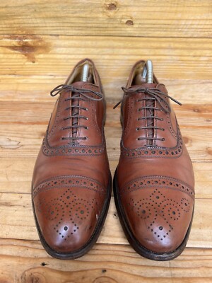 Allen Edmonds Strand Cap Toe Oxford Walnut Brown Leather  display picture 2