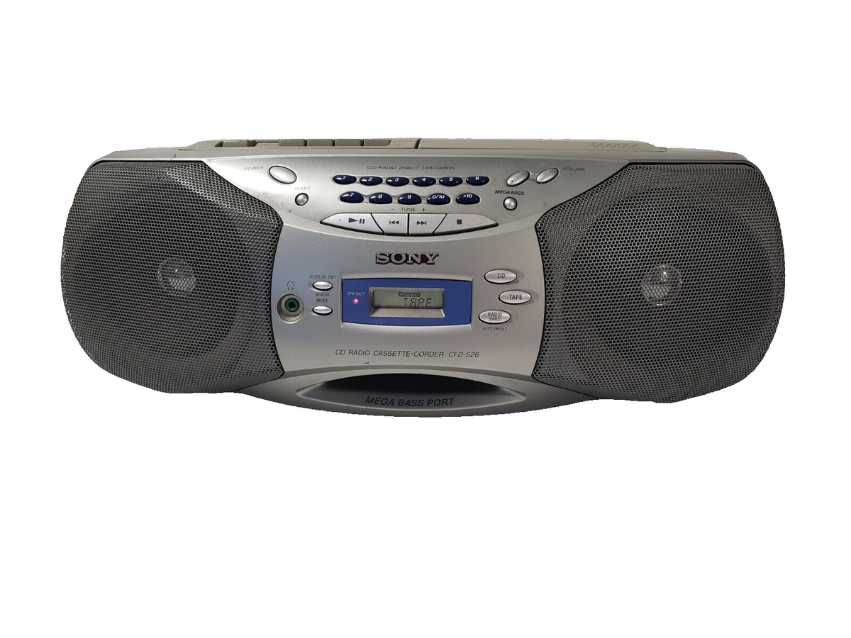 Sony radio cassette corder 昭和レトロ　希少 1970's Sony AM/FM Radio Cassette-Corder w/ Case | Model CF-350