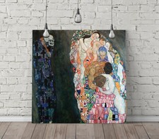 Death and Life CANVAS WALL ART PICTURE PRINT PAINTING Gustav Klimt