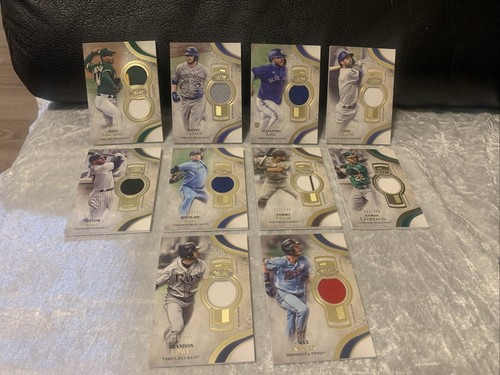 2023 TOPPS ALLEN & GINTER TOPPS TIER ONE BASEBALL MEMORABILIA RELIC BAT LOT(55) - Picture 7 of 24