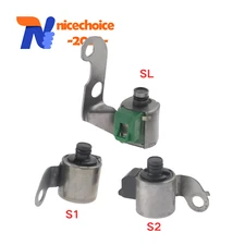 Transmission Shift Solenoid S1& S2 & SL For 2003-2006 Toyota Corolla 1.8 A245E