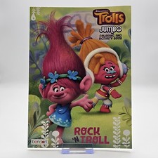 DreamWorks Trolls Jumbo Coloring and Activity Book Rock N Troll 2016 Bendon
