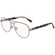 NEW MARCHON M-8002 601 Rose Gold Aviator Eyeglasses 56mm with Case