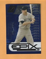 Ted Williams Boston Red Sox 2005 Zenith Epix Blue Play #20 /500 HOF 7L