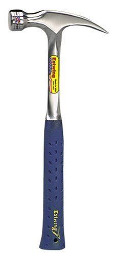 Estwing E3-16S 16 oz Straight Claw Hammer w/ Smooth Face & Shock Reduction Grip - Picture 1 of 1