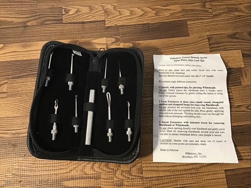 9 Piece Set Blackhead and Blemish Remover Skin Care Kit