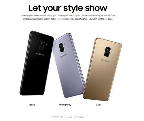 Smartphone Samsung Galaxy A8 (2018) A530F Dual SIM 5.6" 32GB LTE 4G Desbloqueado EE. UU. - Imagen 13 de 23