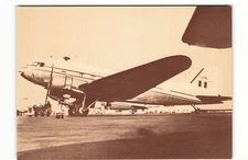 Postcard Airline ALITALIA Douglas DC-3 Dakota Unposted CC10.