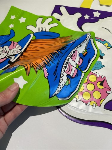 Lot of 2 Vintage 1990 McDonald's Halloween Vinyl Trick-or-Treat Happy Meal Bag - Picture 6 of 12