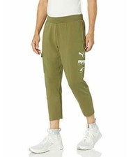 PUMA Men's Rebel Pants - Burnt Olive Size XXL