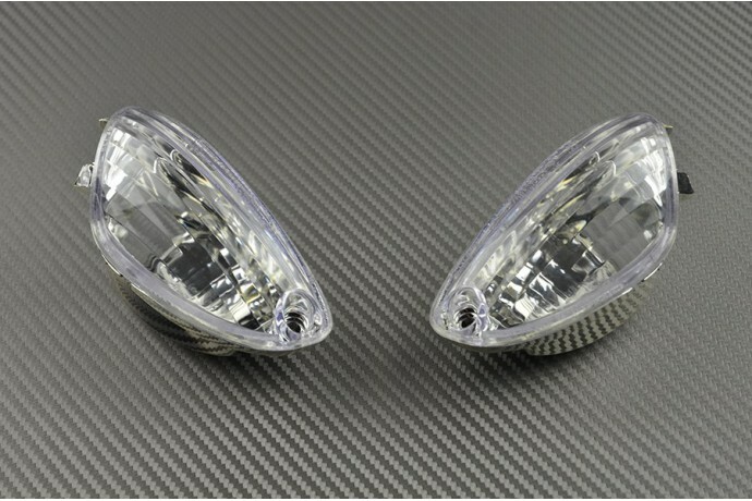 Feux clignotants avant moto pour Suzuki GSX-R 750 GSXR 2006-2007 transparents