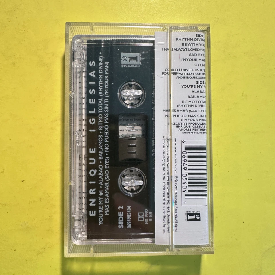 ENRIQUE IGLESIAS Enrique CASSETTE TAPE - Image 2 of 4