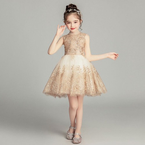 Flower Girls Dress Prom Pageant Wedding Birthday Party Princess Show Dress New - Picture 8 of 22