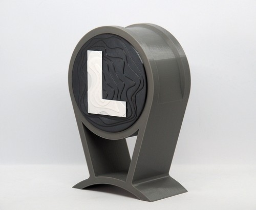 Personalized Headphone stand with your inicials on both sides / Headset holder - Picture 9 of 10