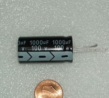 one pcs 1000 uF x 100VDC Electrolytic Capacitor radial by Changx VENT