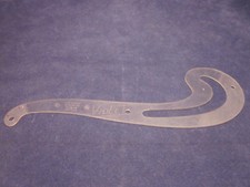 DIETZGEN Drafting Mechanical Engineer Curve # 2152-18 Made in USA ~ VINTAGE