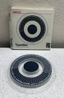 Kroy Typedisc for Lettering Machine Label System Helvetica Regular 14 PT EUNS