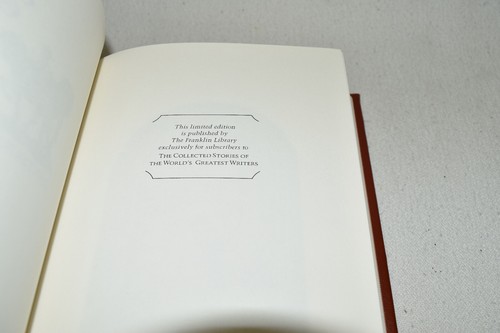 Franklin Library CANTERBURY TALES Geoffrey Chaucer LEATHER Great Writers 1978 mt - Picture 9 of 16