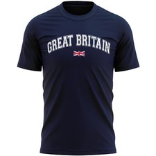 Great Britain T Shirt Men shirt Country Sports Event Him athletic sports flag...