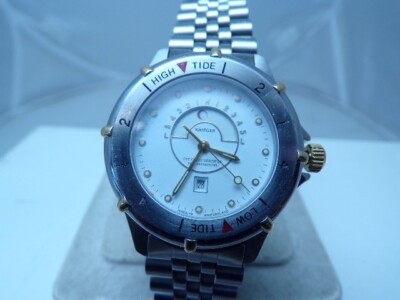 Krieger Tidal Chronometer 7 Jewels Swiss Quartz Men's Watch | eBay